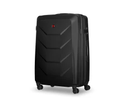 Чемодан WENGER Prymo, чёрный, большой, 52х76х30 см, 93 л, ABS+PC