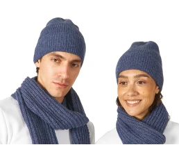 Подарочный набор  «Nordend», темно-синий меланж