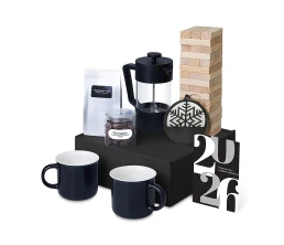 Подарочный набор «Re:Together» с френчпрессом, кружками и дженгой