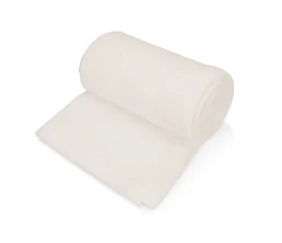 Подарочный набор c пледом, френчпрессом, чаем и медом, белый