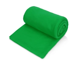 Подарочный набор c пледом, френчпрессом, чаем и медом, зеленый