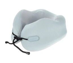Подушка для путешествий с эффектом памяти Memo "Pillow PRO" M/L English Blue
