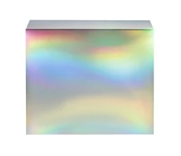 Подарочная коробка с голографическим шубером без печати 