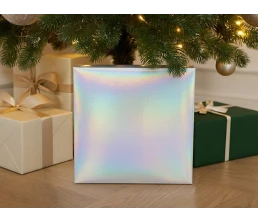 Подарочная коробка с голографическим шубером без печати 