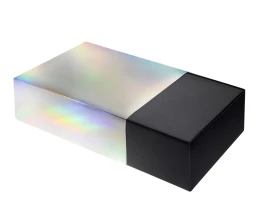 Подарочная коробка с голографическим шубером без печати 