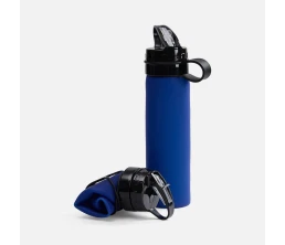 Складная бутылка для воды Langfossen, синяя