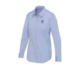 Carnelian женская рубашка из поплина - Голубой