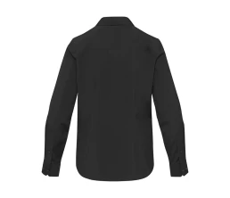 Carnelian женская рубашка из поплина - сплошной черный