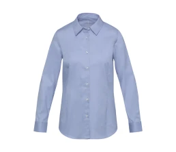 Citrine женская рубашка из твила - Голубой