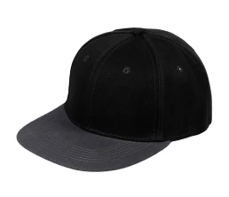 Бейсболка с прямым козырьком «Los Angeles 2.0», черный/серый меланж