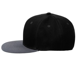 Бейсболка с прямым козырьком «Los Angeles 2.0», черный/серый меланж