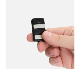 Антистресс-кликер Clacky, черный с серебристым