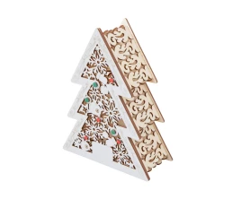 Шкатулка из фанеры в виде елки 