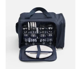 Набор для пикника Campello на 4 персоны, темно-синий