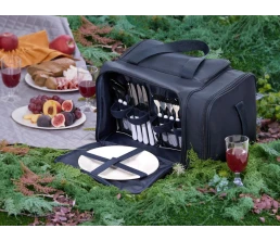 Набор для пикника Campello на 4 персоны, темно-синий