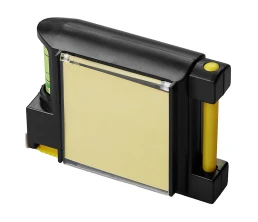 Рулетка на 2 м с уровнем и блоком для записей «Nerd»