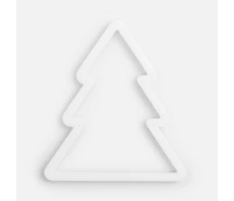 Подвеска «Елочка», 3D-печать, белая
