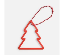 Подвеска «Елочка», 3D-печать, красная