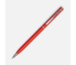 Ручка шариковая Hotel Chrome, ver.2, матовая красная