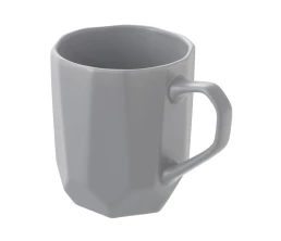 Кружка с гранями Amery, 310мл, серый матовый