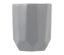 Кружка с гранями Amery, 310мл, серый матовый