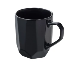 Кружка с гранями Amery, 310мл, черный матовый