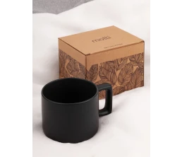 Чашка Jumbo в коробке матовая, черная