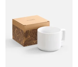 Чашка Jumbo в коробке матовая, белая