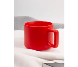Чашка Jumbo в коробке матовая, красная