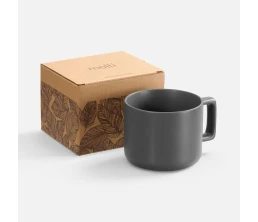 Чашка Jumbo в коробке матовая, темно-серая