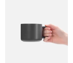 Чашка Jumbo в коробке матовая, темно-серая