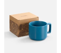 Чашка Jumbo в коробке матовая, морская волна