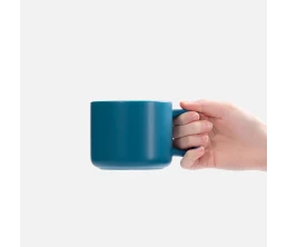 Чашка Jumbo в коробке матовая, морская волна