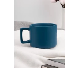 Чашка Jumbo в коробке матовая, морская волна