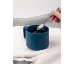 Чашка Jumbo в коробке матовая, морская волна