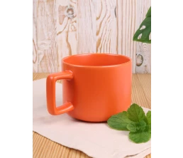 Чашка Jumbo в коробке матовая, оранжевая