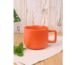 Чашка Jumbo в коробке матовая, оранжевая