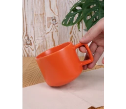 Чашка Jumbo в коробке матовая, оранжевая