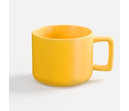 Чашка Jumbo в коробке матовая, желтая