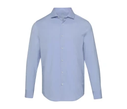 Carnelian мужская рубашка из поплина - Голубой