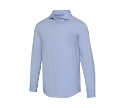 Carnelian мужская рубашка из поплина - Голубой