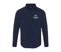 Carnelian мужская рубашка из поплина - Navy Blue