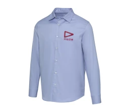 Citrine мужская рубашка из твила - Светло-синий