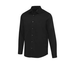 Citrine мужская рубашка из твила - сплошной черный