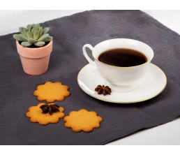 Чайная пара с золотой каймой, 200мл