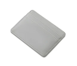 Картхолдер для двух карт и наличных денег с зажимом "Crave", светло-серый