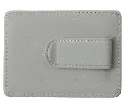 Картхолдер для двух карт и наличных денег с зажимом 