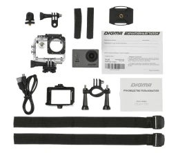 Экшн-камера Digma DiCam 300, серая