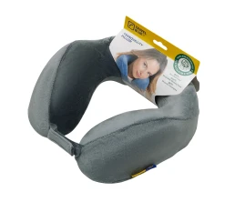 Подушка для путешествий с эффектом памяти Travel Blue Tranquility Pillow, увеличенная (212), цвет серый
