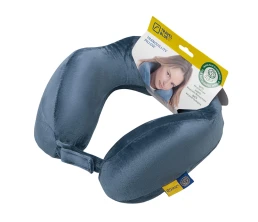 Подушка для путешествий с эффектом памяти Travel Blue Tranquility Pillow, увеличенная (212), цвет синий